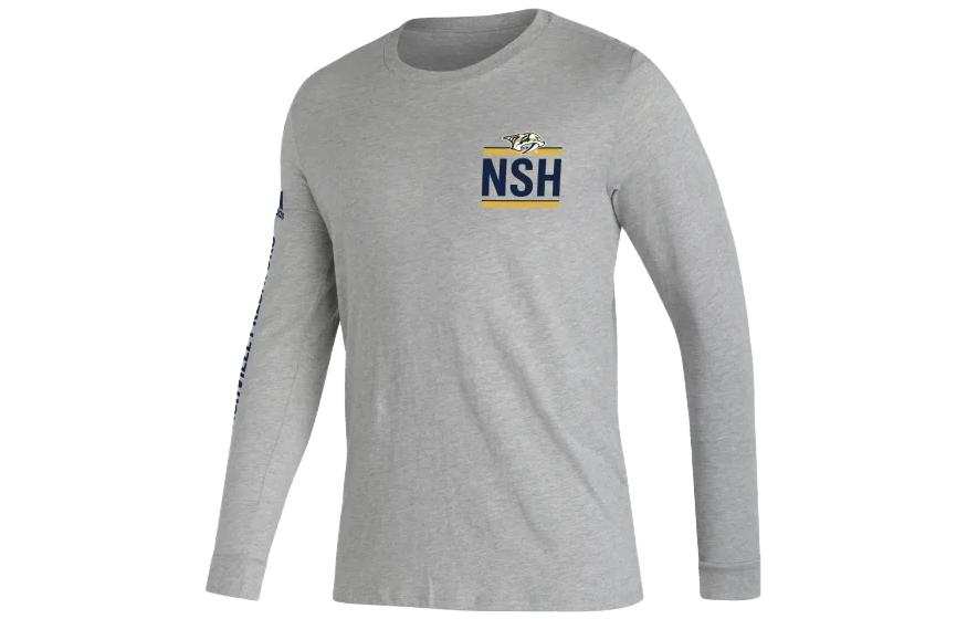 Adidas Adidas T Shirts Men's Gray Crew Neck Moderate Straight Fit
