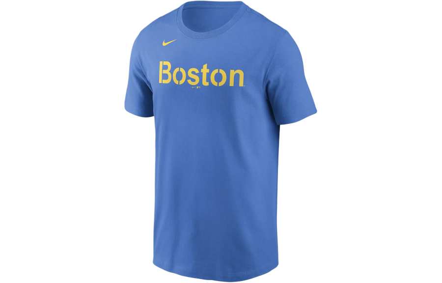 Nike Nike City Connect Wordmark Mlb Boston Red Sox T Shirt T Shirt Men's Blue