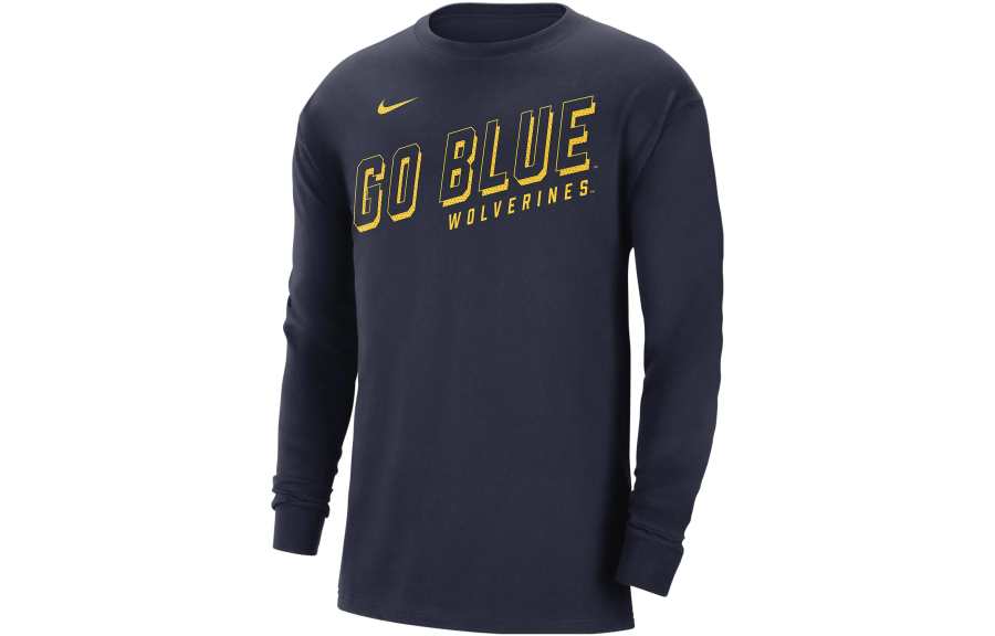 Nike Nike Michigan Men's Nike College Long Sleeve Max90 T Shirt