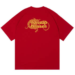 WASSUP T Shirts Unisex Crew Neck Moderate Straight Fit