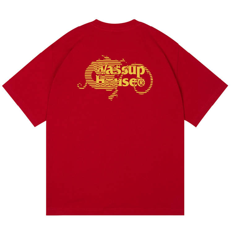 WASSUP T Shirts Unisex Crew Neck Moderate Straight Fit