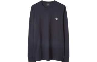 Paul Smith T Shirts Men's Black Crew Neck Moderate Straight Fit