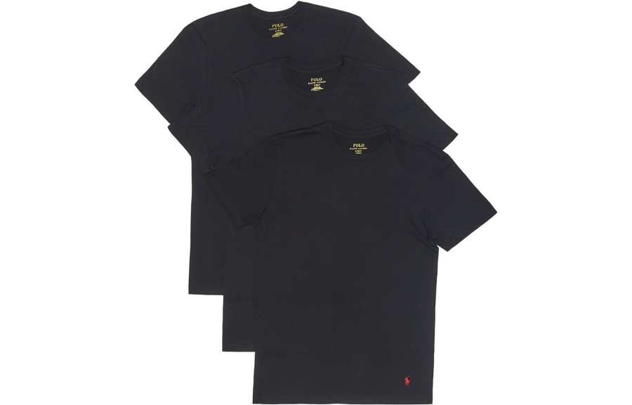 Polo Ralph Lauren T Shirt Classic Version Men's 3 Pack Black