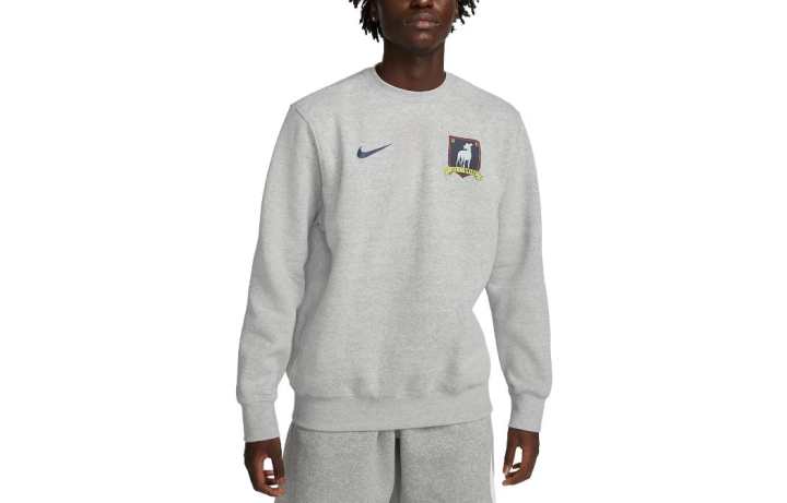 Nike Nike T Shirts Men's Light Gray Crew Neck Moderate Straight Fit