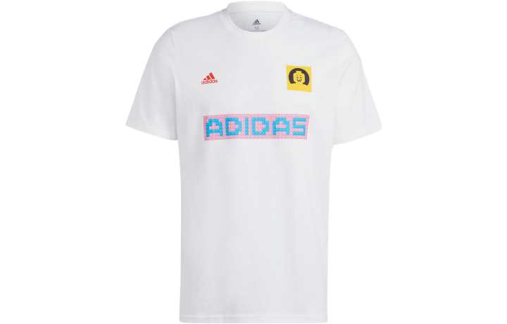 Adidas Adidas T Shirts Unisex White Crew Neck Moderate Straight Fit