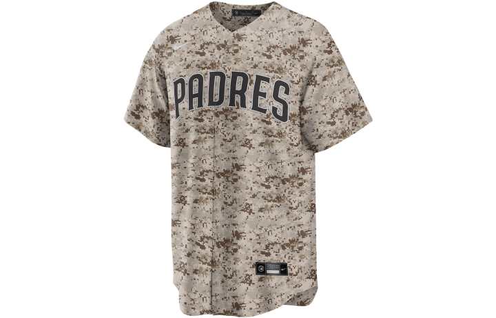 Nike Nike Manny Machado San Diego Padres Usmc Men's Nike Mlb Replica Jersey
