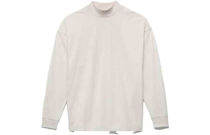 Adidas Adidas T Shirts Unisex Gray White Crew Neck Moderate Straight Fit