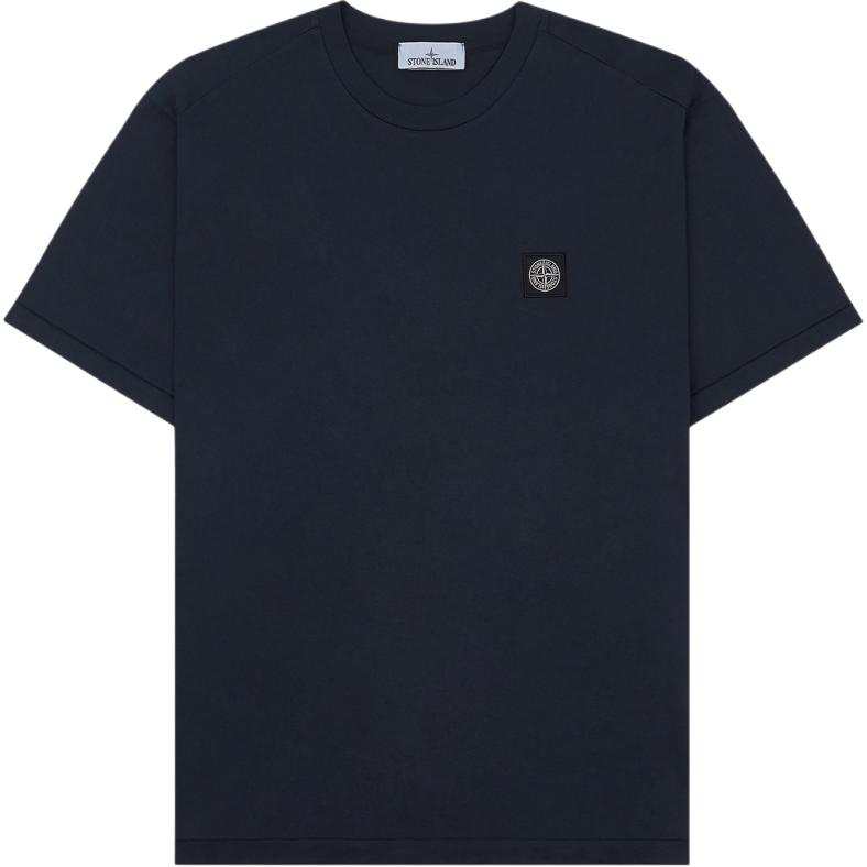 STONE ISLAND Logo Patch Crewneck T Shirt