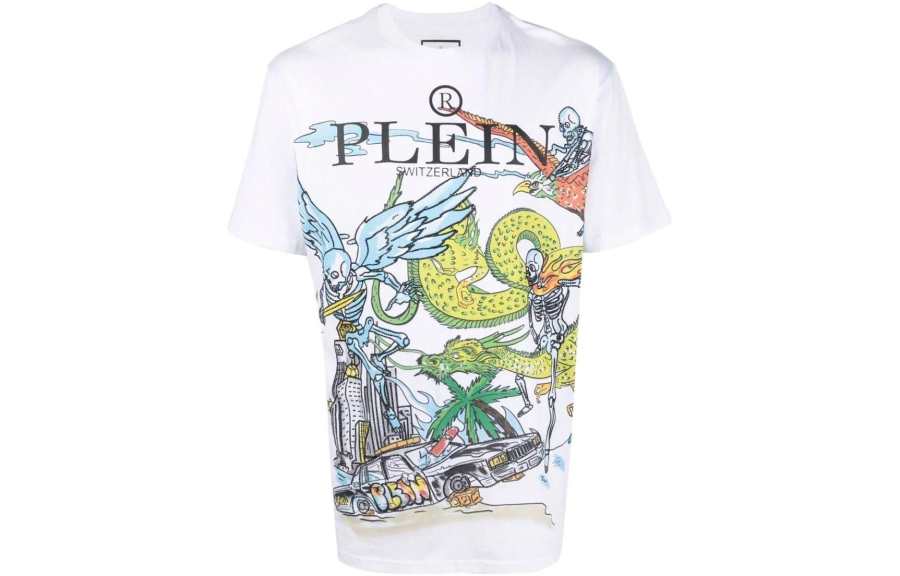 PHILIPP PLEIN T Shirt Unisex White