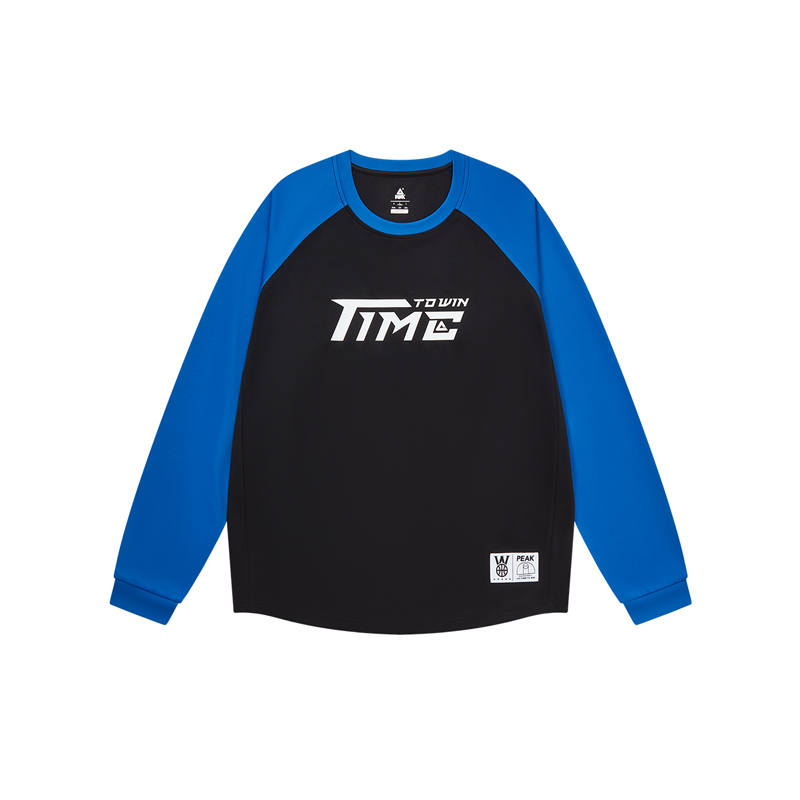 PEAK Long Sleeved T Shirt Men's Colorful Blue