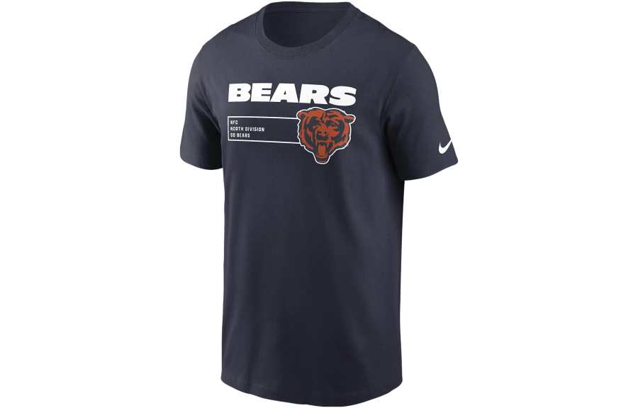 Nike Nike T Shirts Men's Marine Blue Crew Neck Moderate Straight Fit