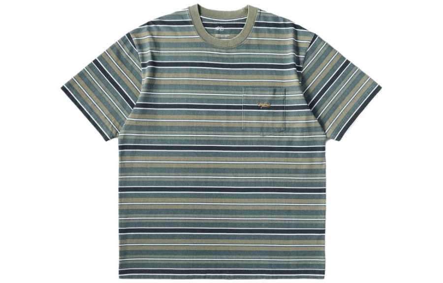 MADNESS T Shirts Unisex Green Crew Neck Moderate Straight Fit