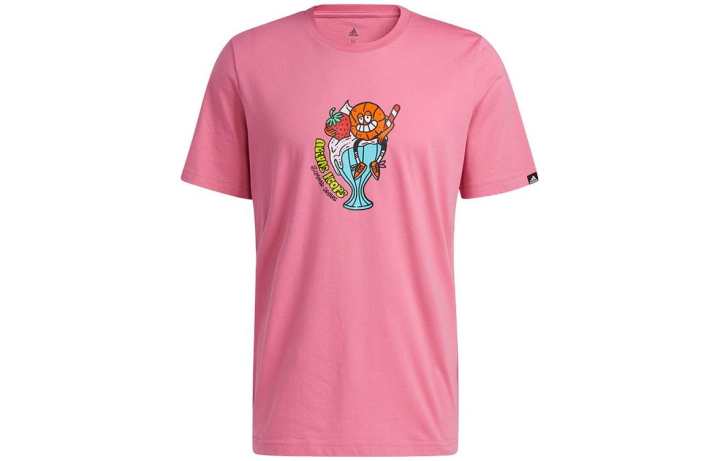 Adidas Adidas Set in Sleeve T Shirt Men's Pink