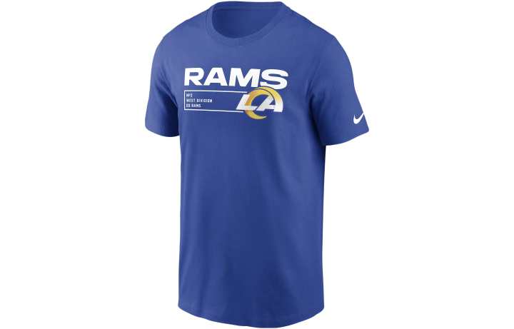 Nike Nike T Shirts Men's Blue Crew Neck Moderate Straight Fit