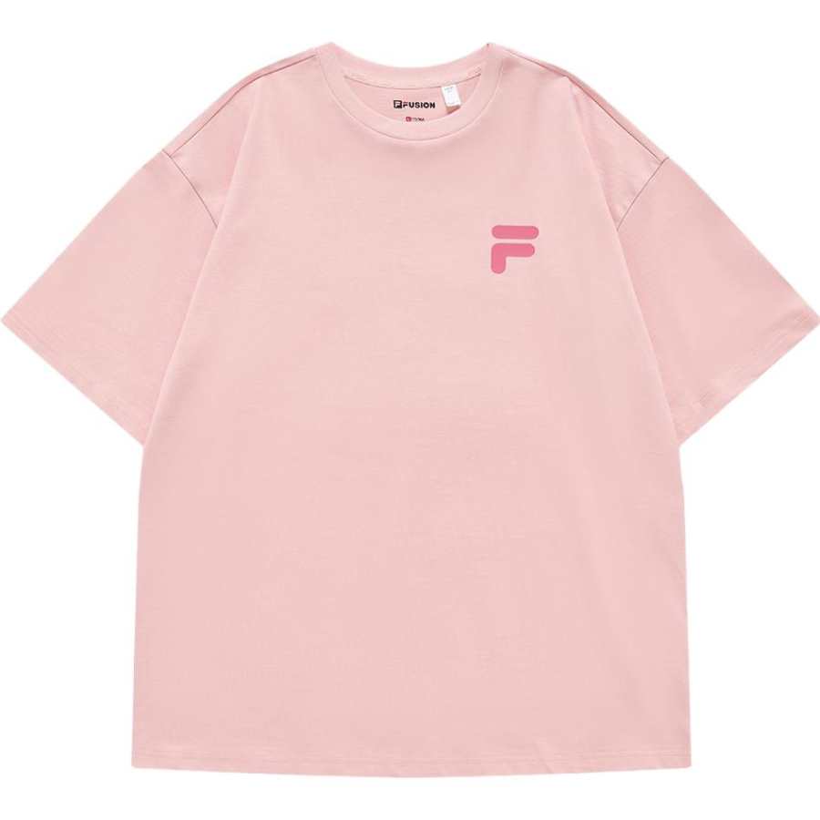 FILA FUSION FOB T Shirt Unisex Youth Pink
