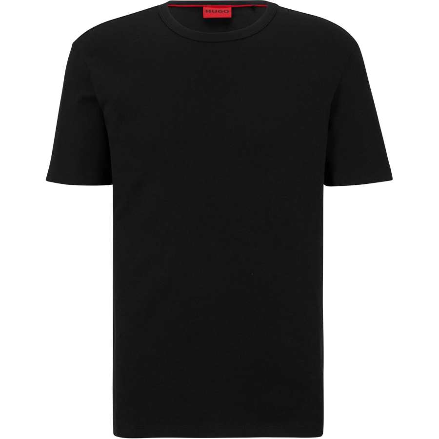 HUGO BOSS T Shirts Men's Black Crew Neck Thin