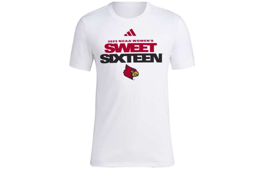 Adidas Adidas Louisville T Shirts Men's White Crew Neck Moderate