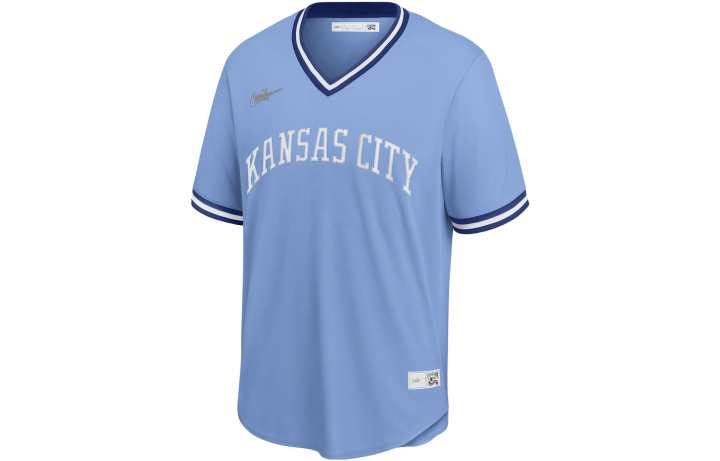 Nike Nike T Shirts Men's Sky Blue V Neck Moderate