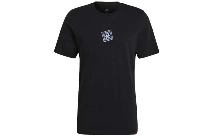 Adidas Adidas T Shirts Men's Black Crew Neck Moderate Straight Fit