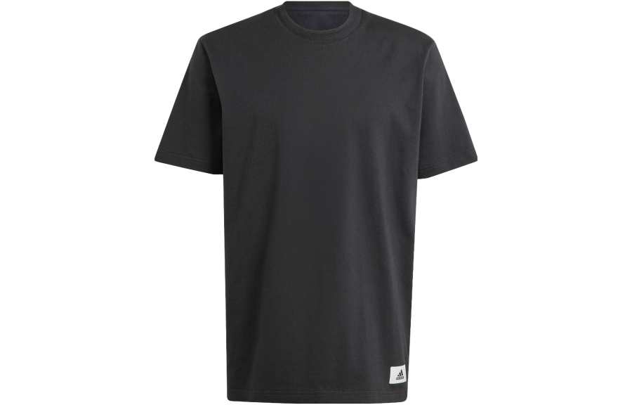 Adidas Adidas Lounge T Shirts Men's Black Crew Neck Moderate Straight Fit