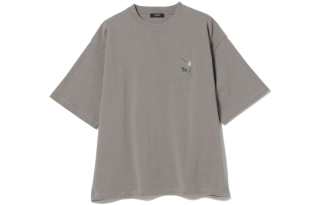 Beams T Shirts Men's Crew Neck Moderate Straight Fit