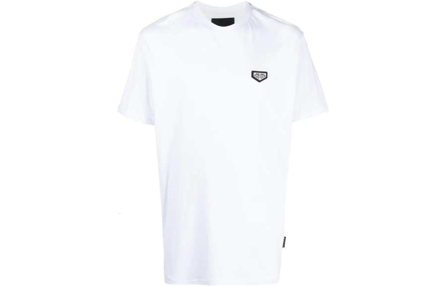 Philipp Plein logo-patch crew-neck T-shirt
