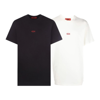 424 logo-embroidered short-sleeved T-shirt