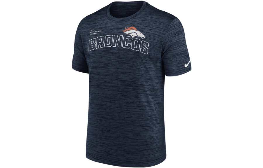 Nike Nike T Shirts Men's Marine Blue Crew Neck Moderate Straight Fit