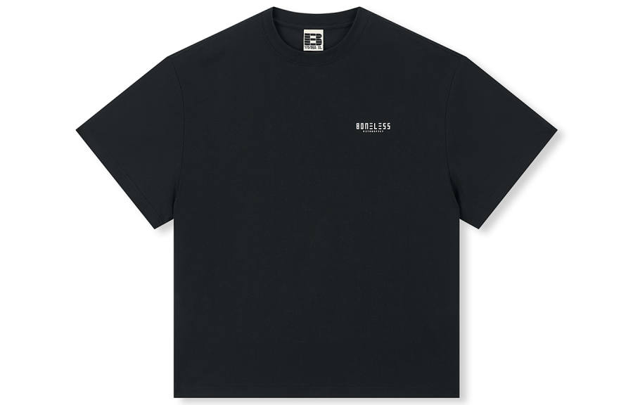 BONELESS T Shirts Unisex Crew Neck Moderate Straight Fit