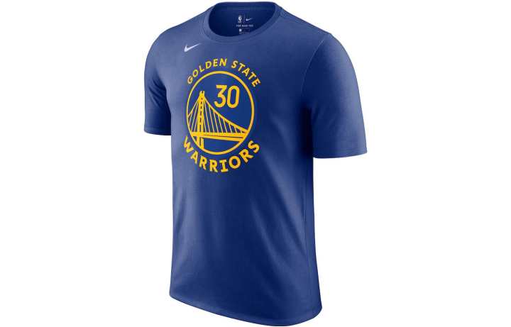 Nike Nike T Shirts Men's Blue Crew Neck Moderate Straight Fit