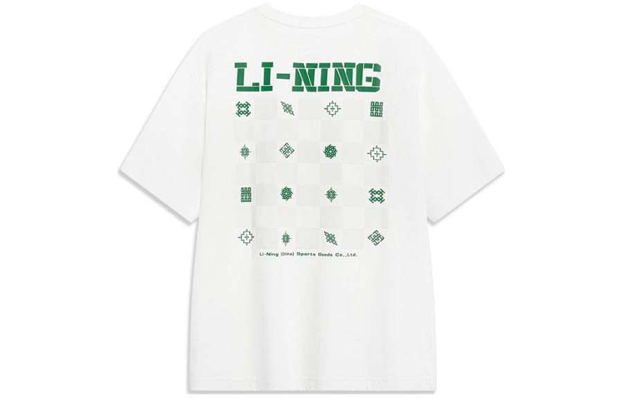 Li-Ning Li Ning Sports Trendy Collection China Culture Collection T Shirt Men's Ivory