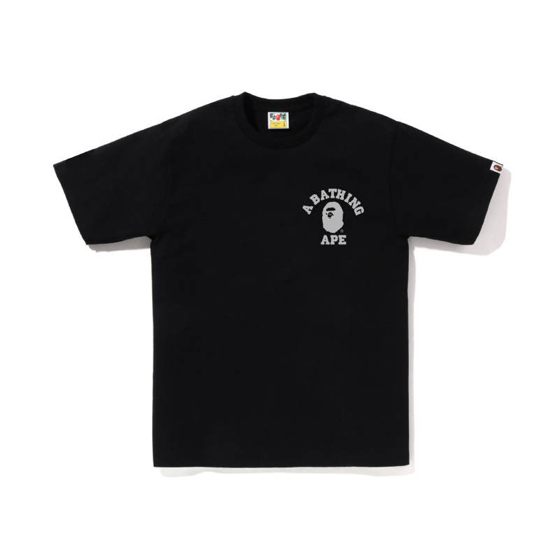 A BATHING APE Bape Color Camo College Ats Tee