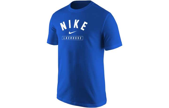 Nike Nike T Shirts Men's Blue Crew Neck Moderate Straight Fit