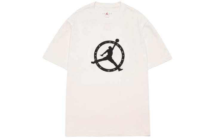 Nike Nike T Shirts Unisex Gray White Crew Neck Moderate Straight Fit