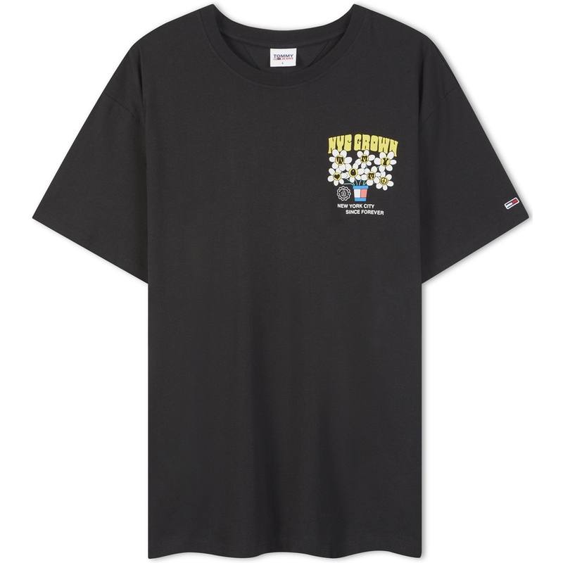 Tommy Hilfiger Short Sleeved T Shirts Men's Black