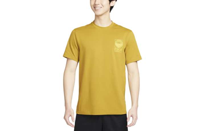 Nike Nike T Shirts Men's Bronze Crew Neck Moderate Straight Fit
