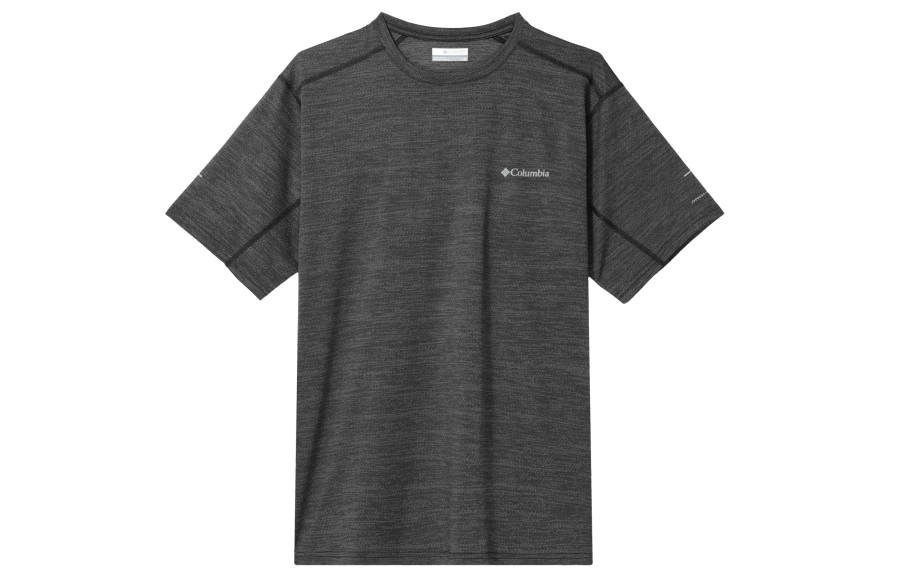Columbia SS24 Running T Shirt Men's Dark Gray