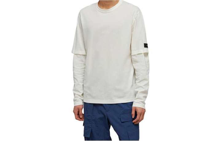 Adidas Adidas T Shirts Unisex White Crew Neck Moderate Mock Two Piece