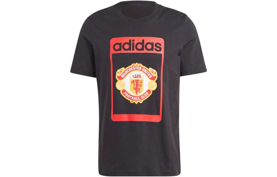 Adidas Originals OG Graphic T Shirts Men's Black Crew Neck Moderate Straight Fit