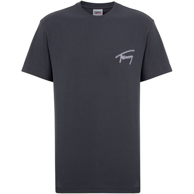 Tommy Hilfiger SS23 T Shirt Unisex Black Gray