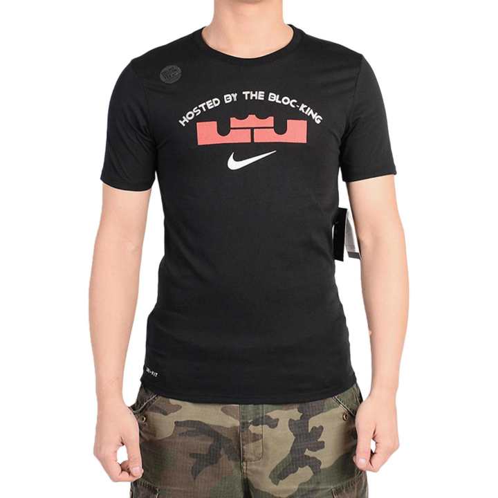 Nike Nike T Shirts Men's White Crew Neck Moderate Straight Fit