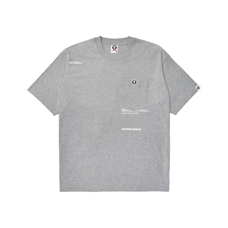 Aape T Shirts Men's Crew Neck Moderate Straight Fit