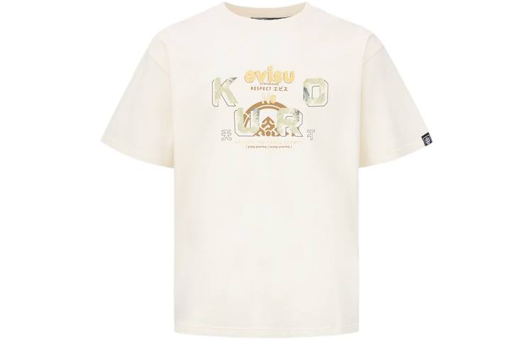 EVISU EVISU T Shirts Men's Crew Neck Moderate Straight Fit
