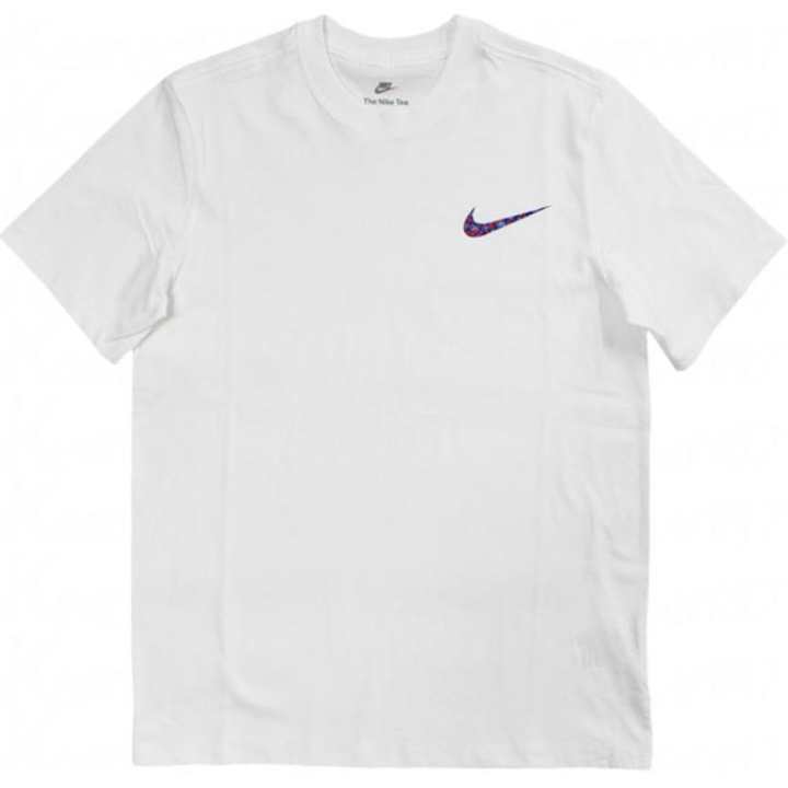 Nike Nike T Shirts Men's White Crew Neck Moderate Straight Fit