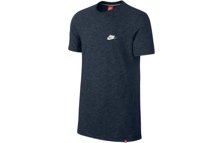 Nike Nike T Shirts Men's Marine Blue Crew Neck Moderate Straight Fit