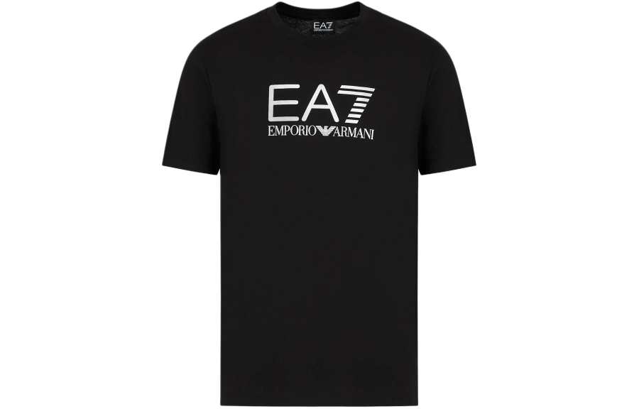EMPORIO ARMANI Ea7 EMPORIO ARMANI Logo Lettering Crewneck T Shirt