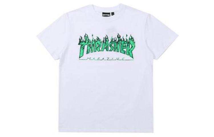 Thrasher Thrasher T Shirt Japan Version Unisex White