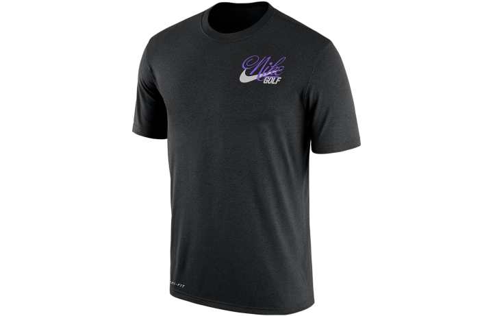 Nike Nike T Shirts Men's Black Crew Neck Moderate Straight Fit