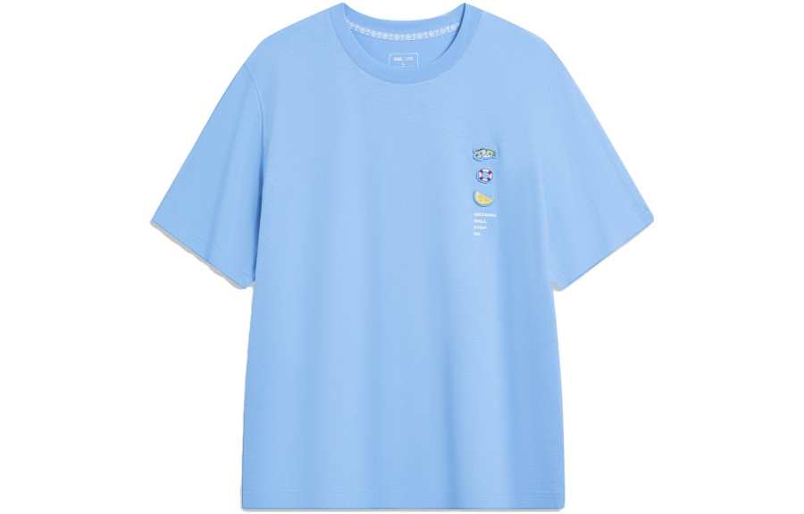 Li-Ning Li Ning x LEAGUE OF LEGENDS Sports Life Collection T Shirt Men's Light Sea Blue