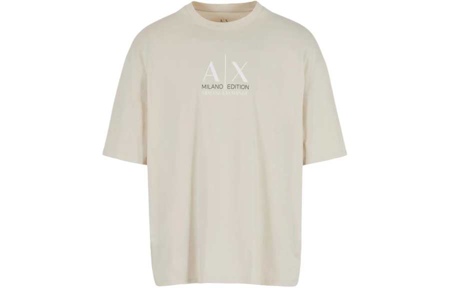 ARMANI EXCHANGE SS24 Drop Shoulder Sleeve T Shirt Men's